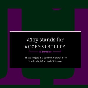 A11y accessibility website