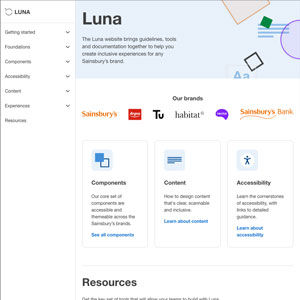Luna – Sainsbury's design system