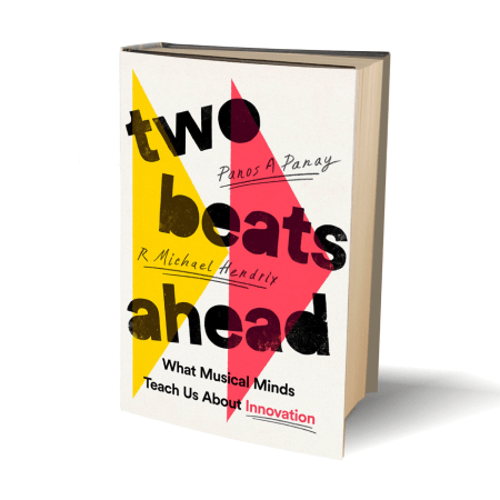 A book entitled 'Two Beats Ahead'